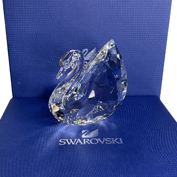 Swarovski Swan Small Figurine From Brilliant Sculptures Collection - Picture 1 of 8
